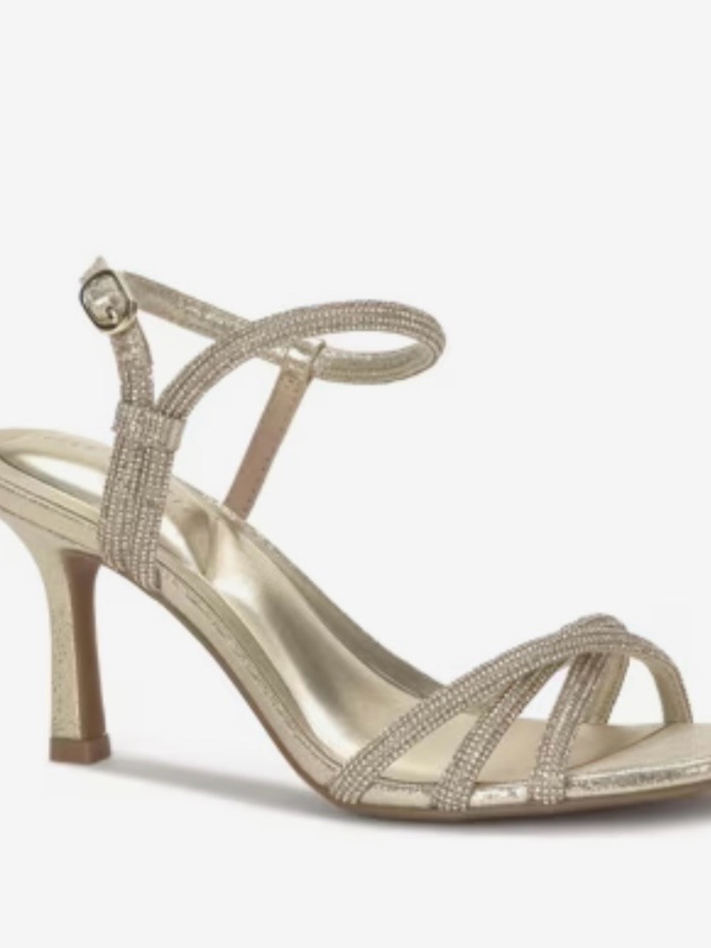 Kelly and Katie Gold Strappy Women's Sandals